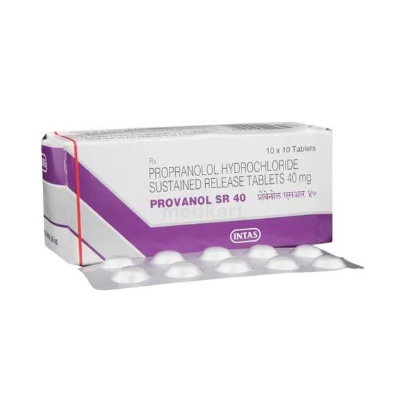 provanol sr 40mg tablet 10's